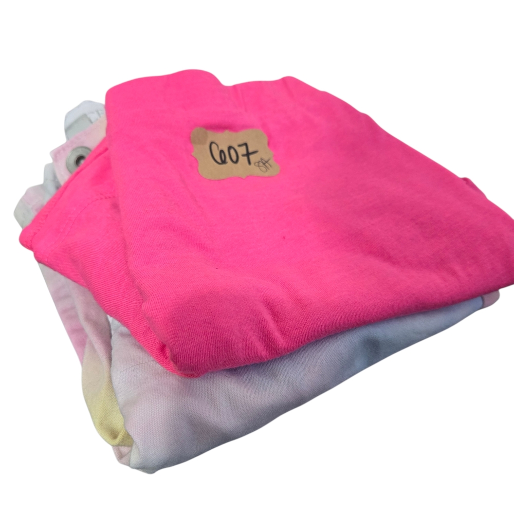 Lot Of 2 Children's Place Shorts & 365 Kids Skort SZ 10 Pink Tie Die